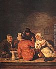 Peasants in the Tavern by Jan Miense Molenaer